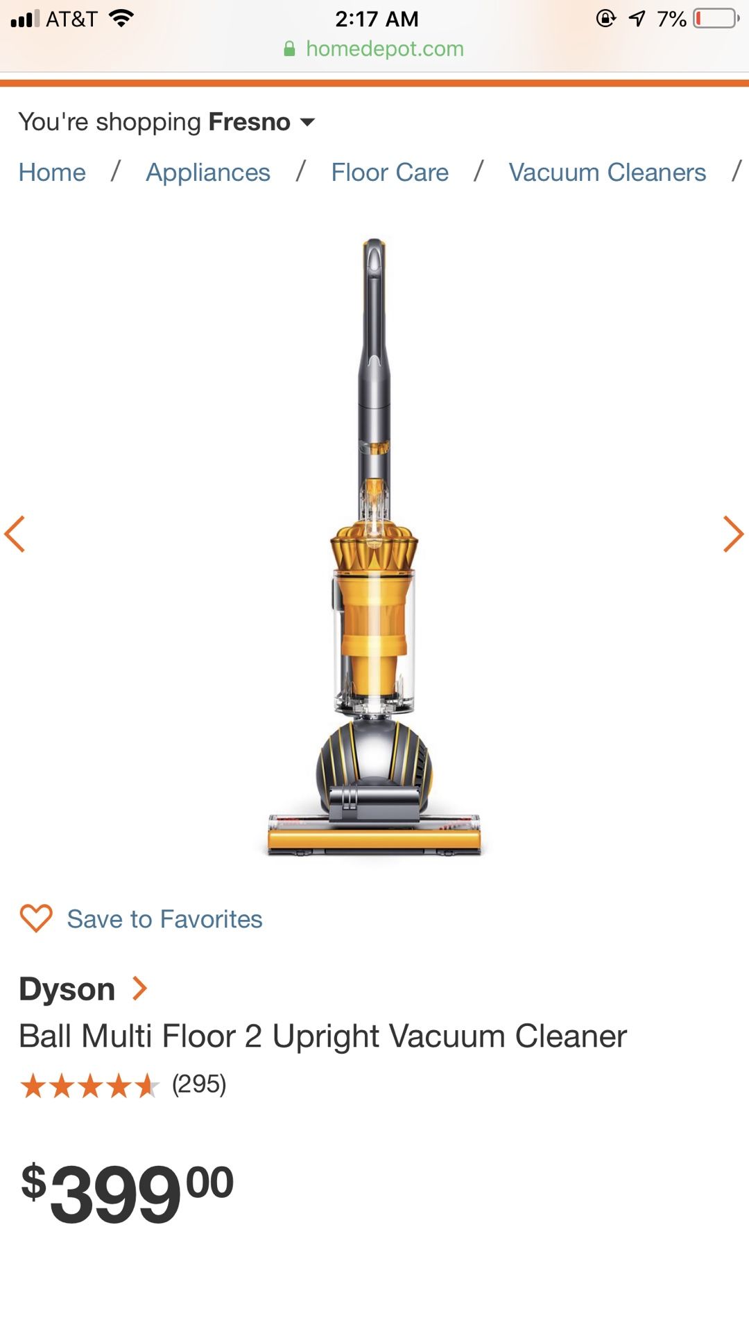 Dyson Multi Floor 2 Upright Vacuum