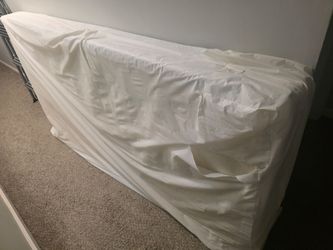 Twin size foam mattress.