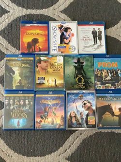 11 Disney BLU-RAY’s