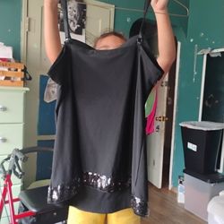 Black Blouse Size 14 To 16
