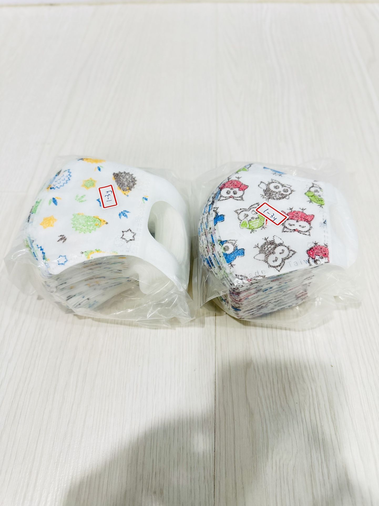 Face mask 1-3 years 100 cts toddler disposable