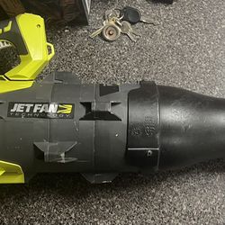 Ryobi Fuel Crank Jet Fan Leaf Blower