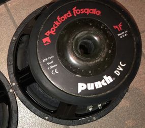 ロックフォード Punch パンチ　RFP-1210　10インチ 25cm ロックフォード Punch パンチ RFP-1210 10インチ 25cm - メルカリ