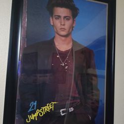 Vintage Johnny Depp 1988 Poster 22x34 NO FRAME POSTER ONLY!