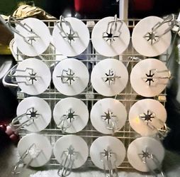 Rolling vinyl rack