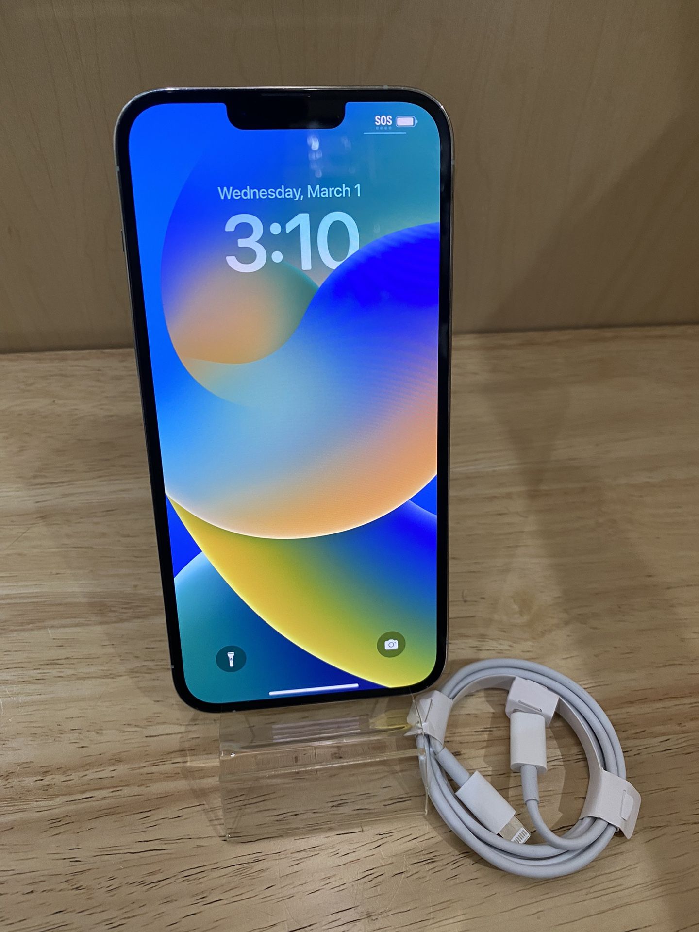 Apple iPhone 13 Pro Max Color White 256Gb Unlocked For Any Carrier 