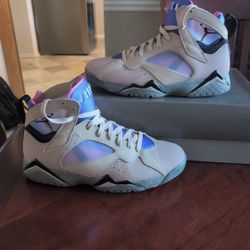 Air Jordan 7 Retro SE Shimmer Black Sapphire DJ2636-204 Size 9.5US