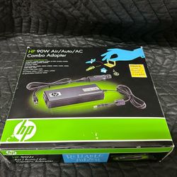 NEW HP 90W Air/Auto/AC Combo Adapter 