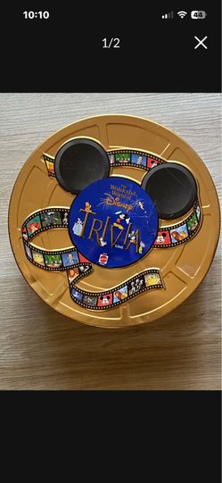 PERFECT GIFT - 5Star-TD Wonderful World of Disney Trivia Game in Collectible Tin - Mint condition