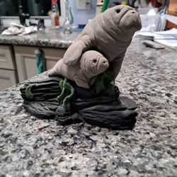 Manatee  Sand Sculpture 