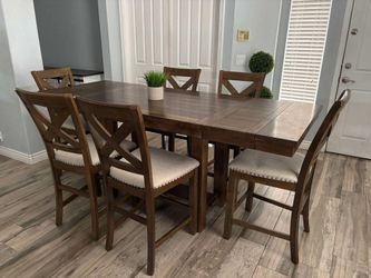 Beautiful counter Height dining table