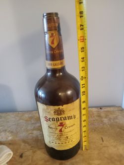 Extra Large Seagrams Bottle