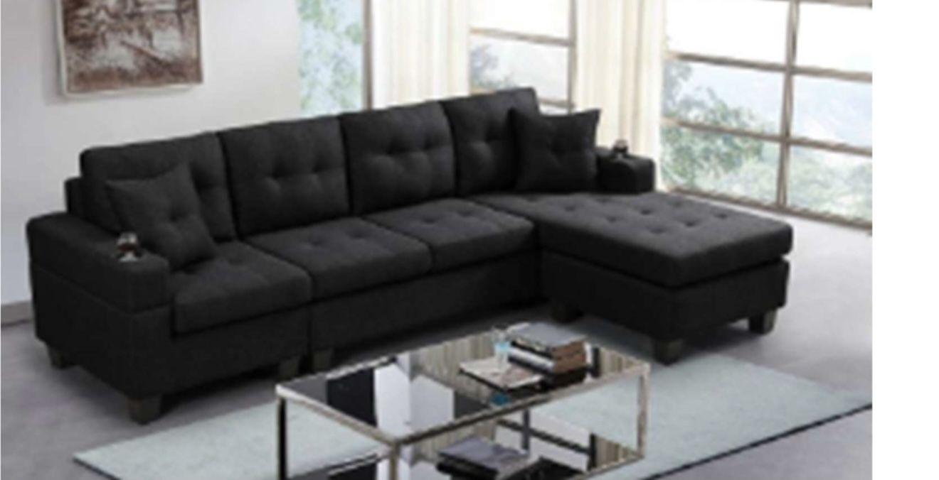 🔥 VIRAL DEAL ALERT! 🔥 This beautiful modern sectional is PERFECT for any living room… and today it’s JUST $639!