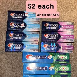 Crest Toothpaste 