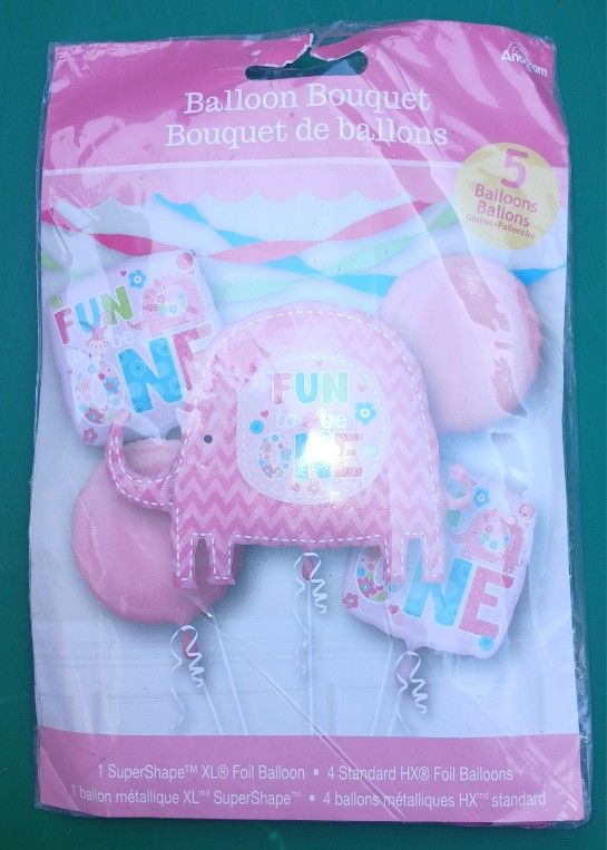 Fun To Be One Foil Balloon Set New