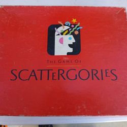 Scattergories Board Game 