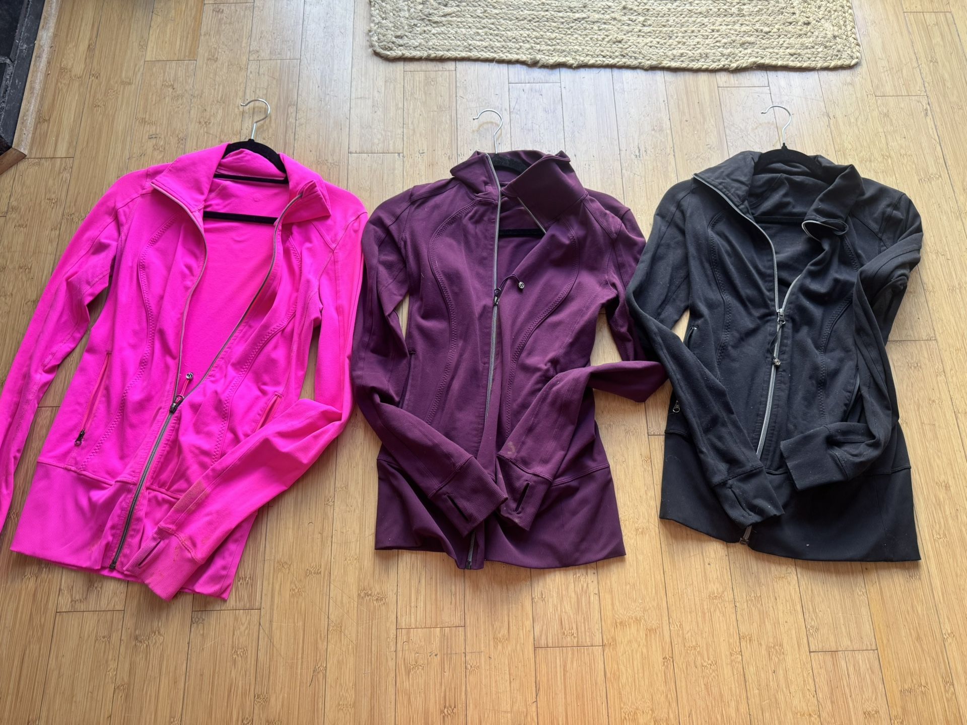 Lululemon Set Of 3 Jackets