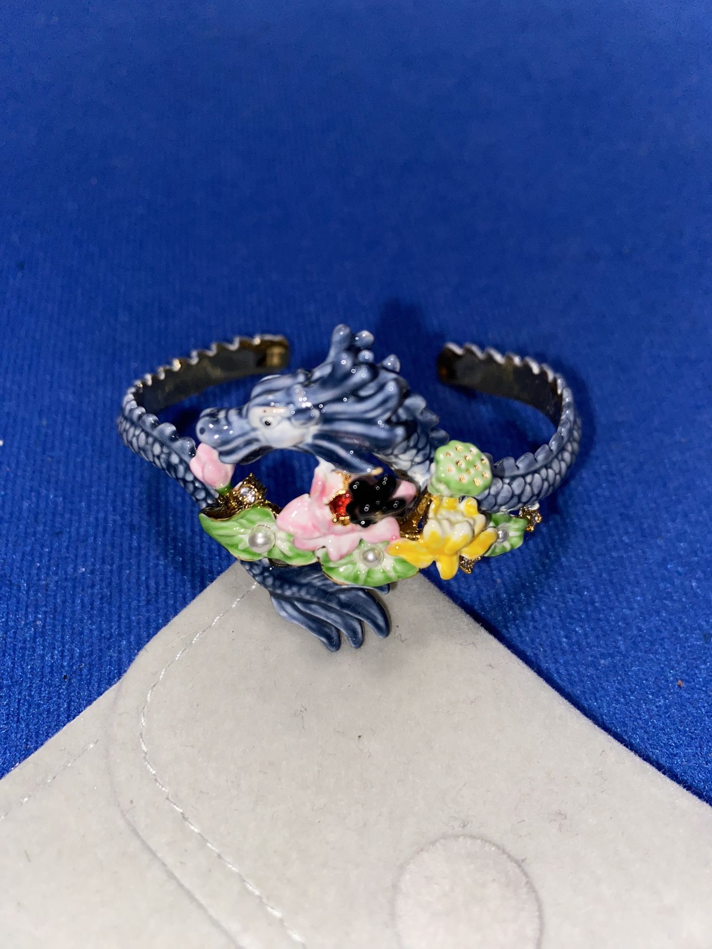 Blue Dragon Bangle / Bracelet 