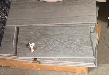 Wood-Look Gray Porcelain Floor Tile – 8 Boxes (120 Sq. Ft.)