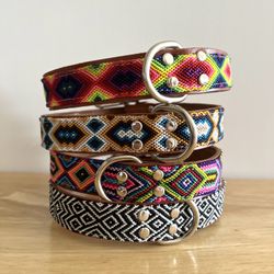 Colorful Handmade Dog Collars 