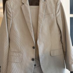 Tan/grayish Suit 
