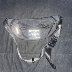 Black True Religion Fanny Pack