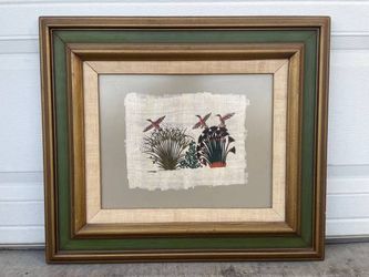 Beautiful picture with Hard Wood Frame, Glass Cover