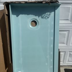 Ready Tile Shower Base, 60inX36in, Dark Grey