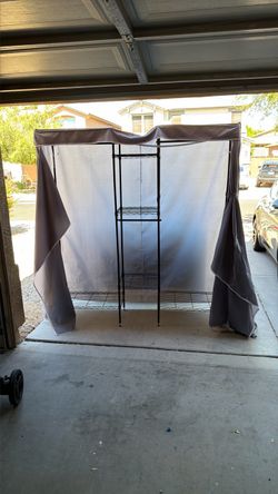 Large Portable Wardrobe Closet with Cover