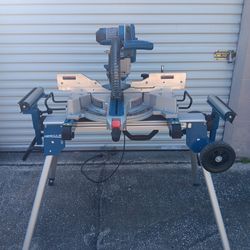 12 " Double Bevel Sliding Compound Miter Saw Ams Stand