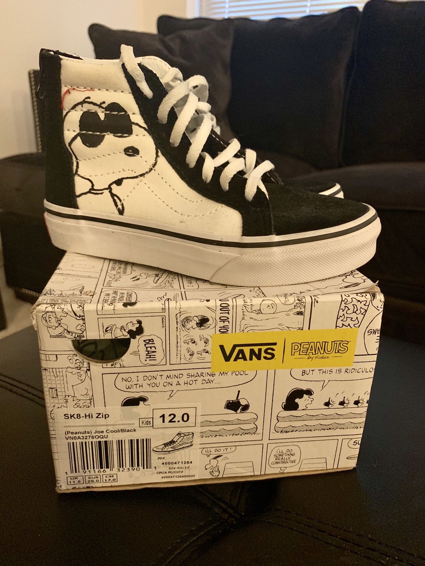 Kid’s Vans Peanuts *Limited Edition* size 12