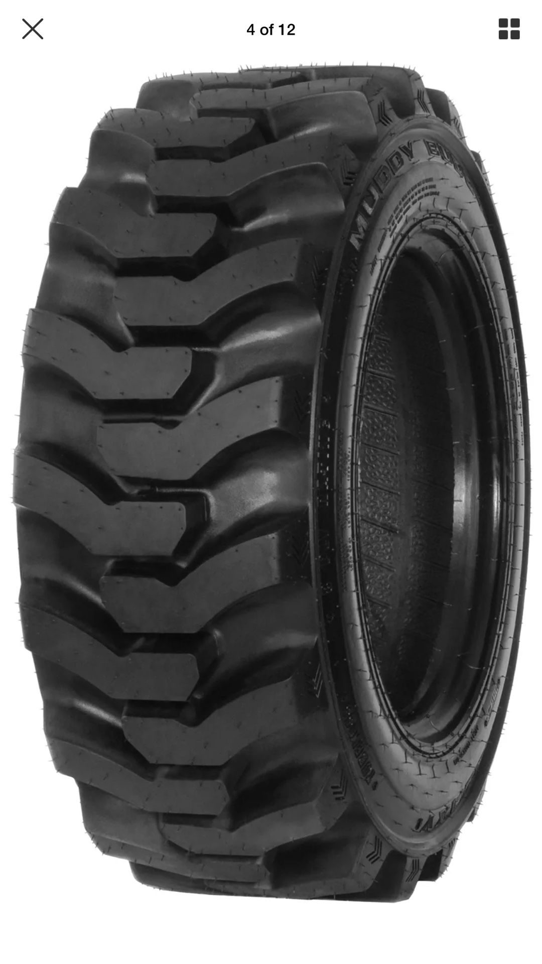 4x 10-16.5 (10X16.5) 10 ply E rate SKID STEER TIRES $420 no lowball cash