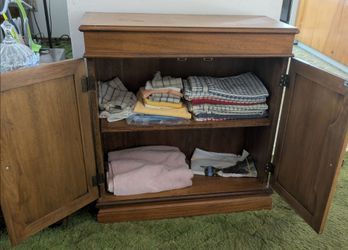 Oak Storage Cabinet