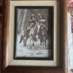 Vintage collectible Remington Lazer Engraved Pictureq