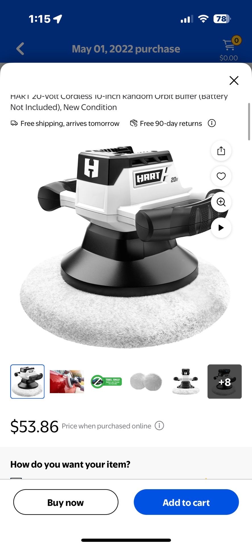 HART cordless Buffer