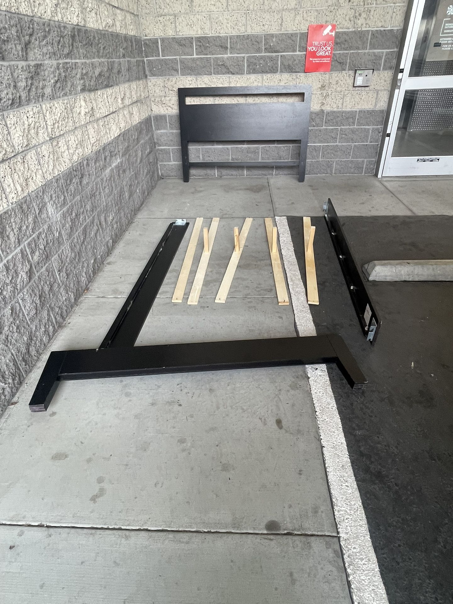 Full Size Black Bed Frame