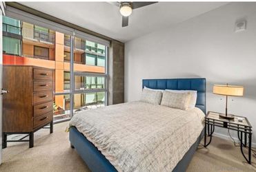 Set of 3 Black Iron & glass Tables. 