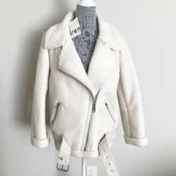 Brand New Zara Faux Leather Jacket Size M, XL NEW