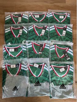 Unisex Mexican National Team T-shirt—available in sizes S, M, L, XL, and 2XL. $40 each