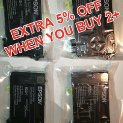4 New Genuine Epson 802 Original Ink Cartridges — WF 4720/4730/4734/4740