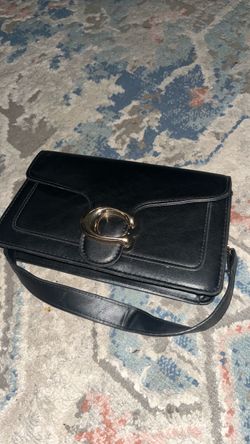 New   Black Leather Crossbody Bag