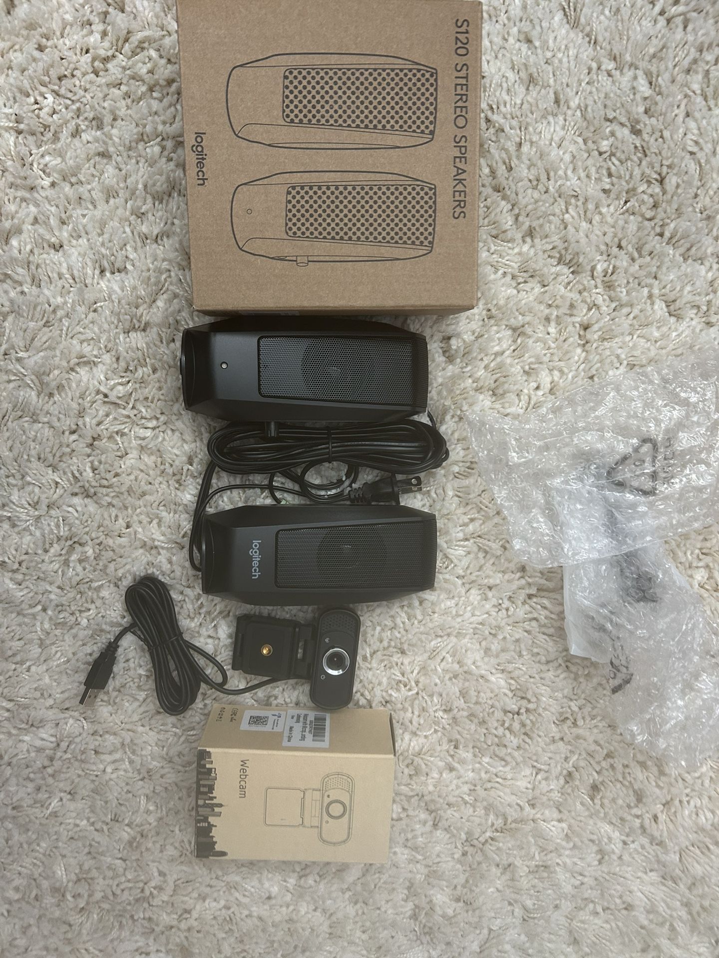 Web Cam And Stereo Speakers