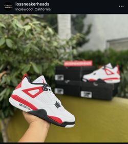 Jordan 4 Red Cement Size. 13