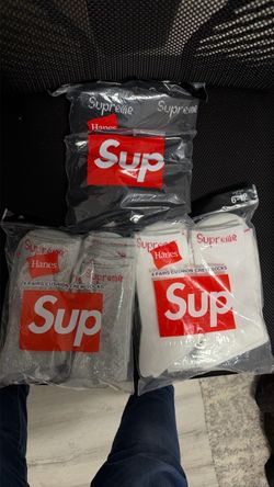 Supreme 3 pack bundle 12 pairs total