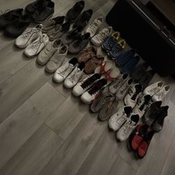 Lot Of 22 Pairs Of Men’s Size 13 Shoes Sneakers, Slip Ons 
