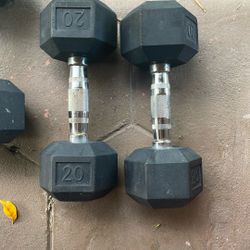 Dumbbell Set Of 2 - 20 Pounds
