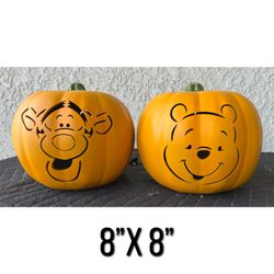 Winnie The Pooh Lighted Pumpkins 