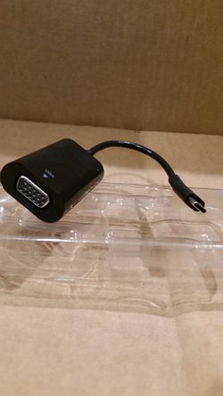 USB-C to VGA adapter.