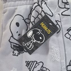 Snoopy Peanuts Women’s New Graphic Joggers, 29” Inseam, Sizes XS