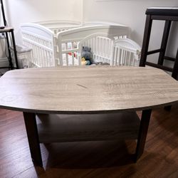 Coffee Table And five Tier Corner Stand 